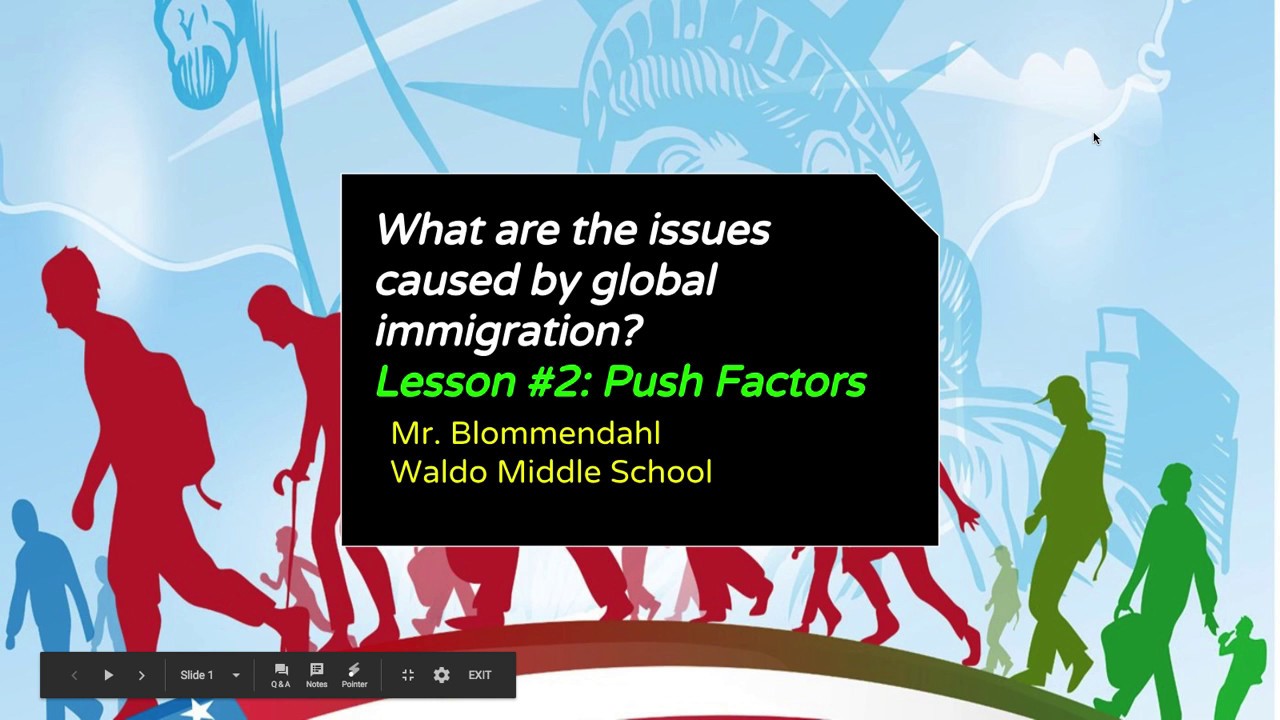 Economic Hardship and Political Instability: Strong Push Factors Driving Immigration